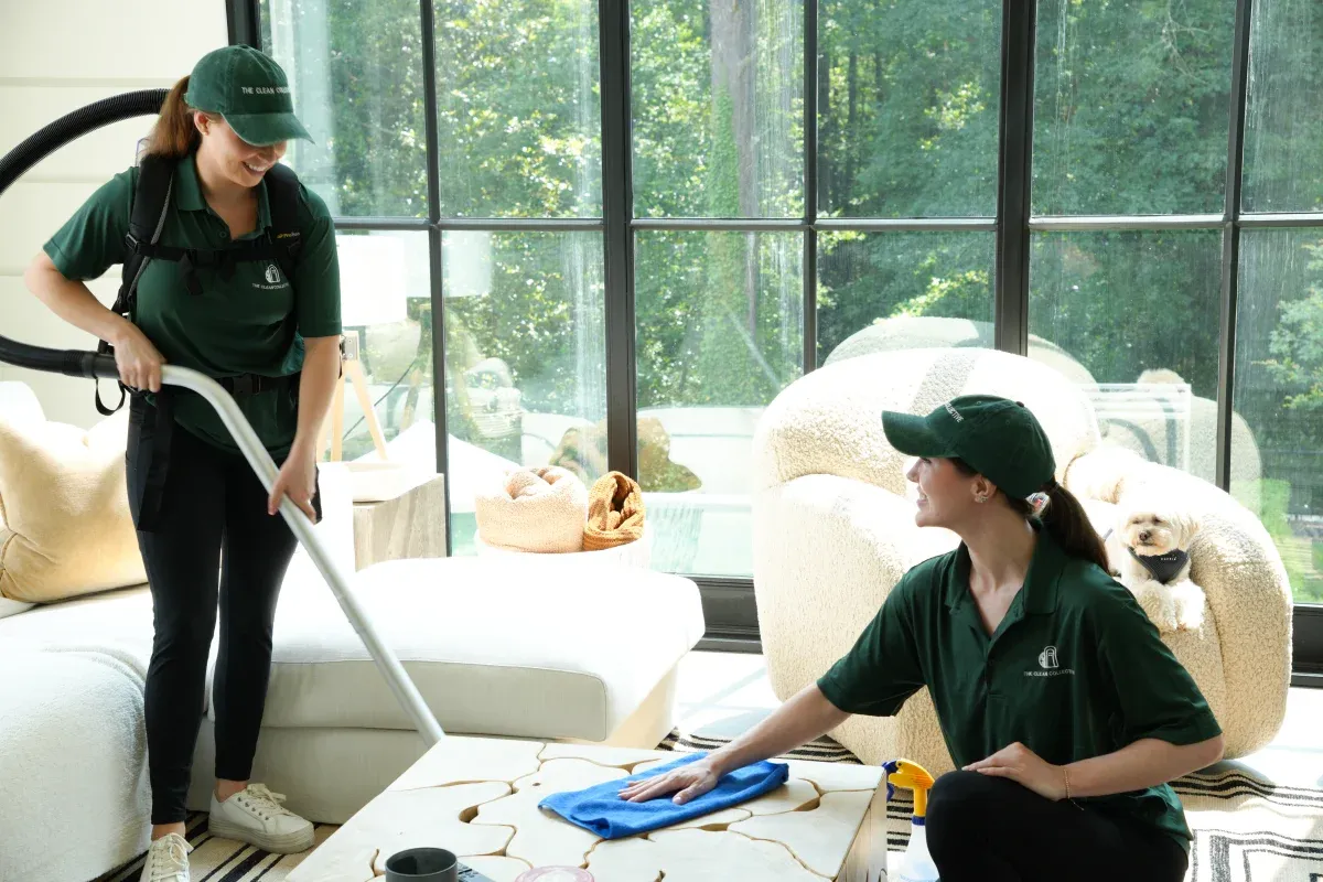 Staircase cleaning multi-level homes